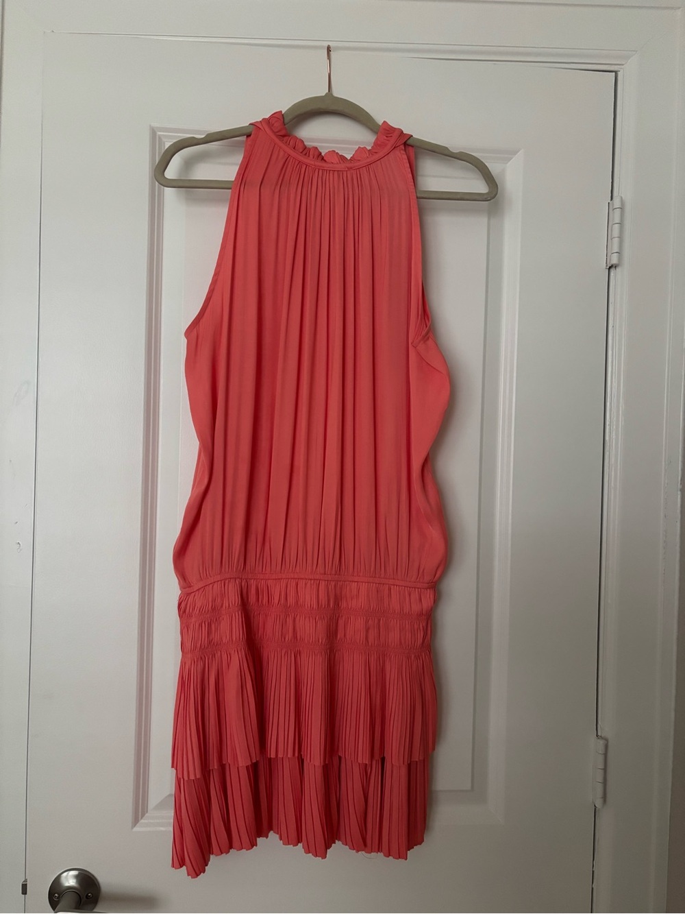 Women’s Coral Pleated Halter